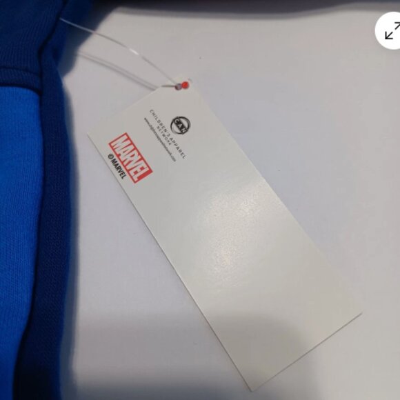 Spiderman Sweatsuit 2 piece 2T 2 toned Blue Hoodie Set Official Marvel‎ NWT C10 - Picture 2 of 11
